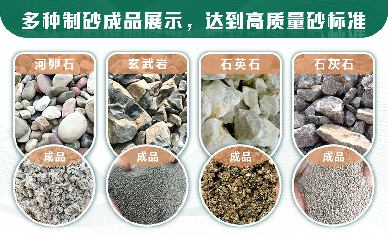 什么樣的石頭適合制砂？制沙生產(chǎn)線如何配置？